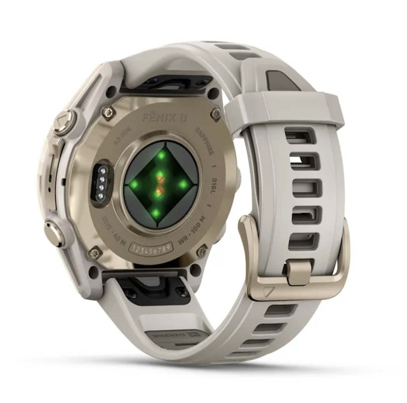 Fenix 8- 43 mm Amoled Sapphire Soft Gold 010-02903-11)