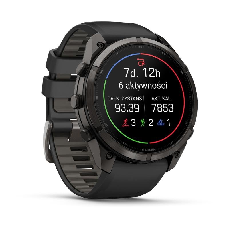 Fenix 9 Pro İnreach - 51 mm DLC Titanium Qara (010-04337-11)