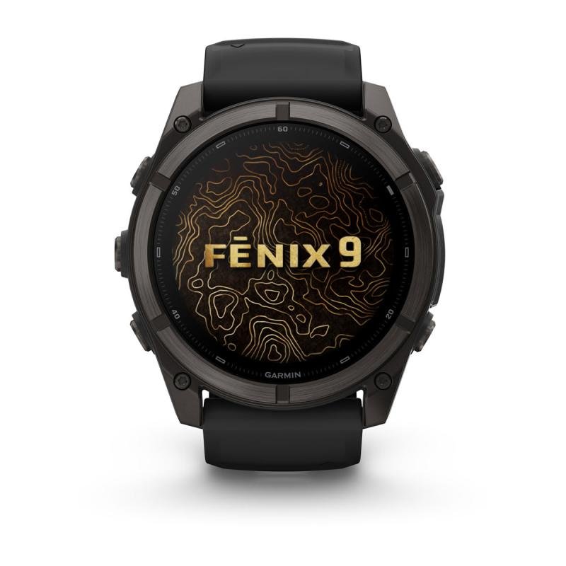 Fenix 9 Standart - 51 mm Qara DLC Titanium (010-04763-11)