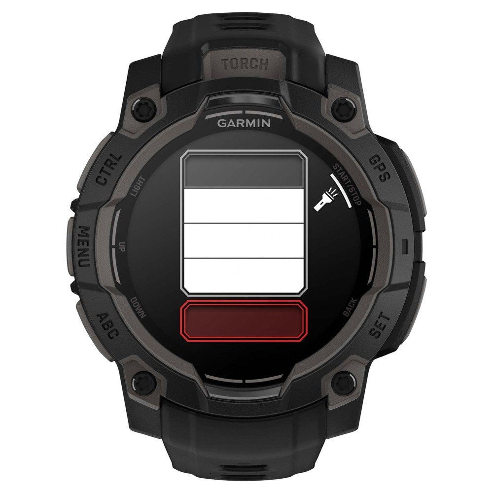 İnstinct 3 Amoled (46 mm) Qara (010-02936-00)