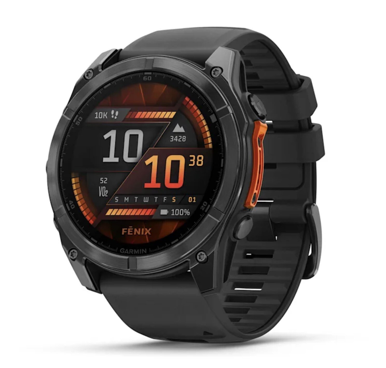 Fenix 8 - 51 mm Amoled Boz/Qara (010-02905-00)